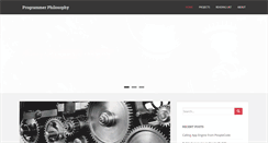 Desktop Screenshot of programmerphilosophy.com