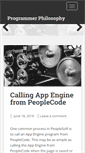 Mobile Screenshot of programmerphilosophy.com